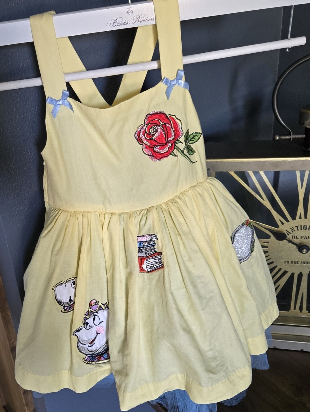 Belle Applique Tutu Dress DISNEY BY TUTU COUTURE 2T Beauty & The Beast Princess